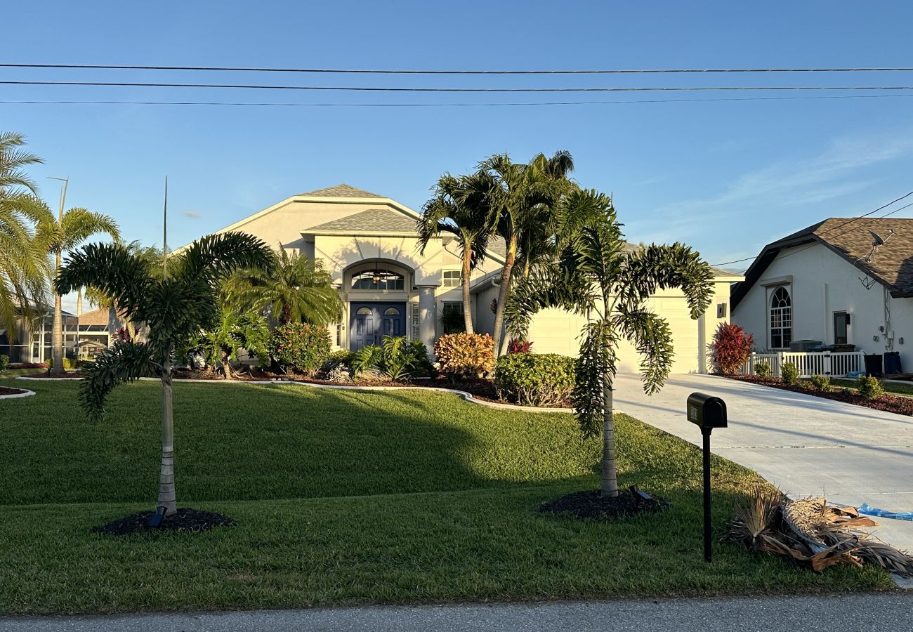 Ferienhaus in Cape Coral - CCVR - Harbour Palms - Zugang zum Gulf of Mexico