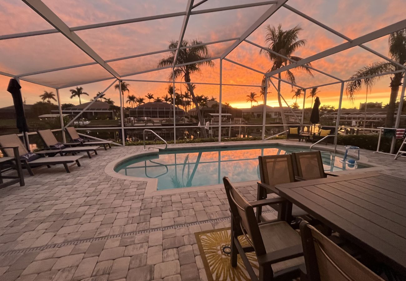 Ferienhaus in Cape Coral - CCVR - Harbour Palms - Zugang zum Gulf of Mexico