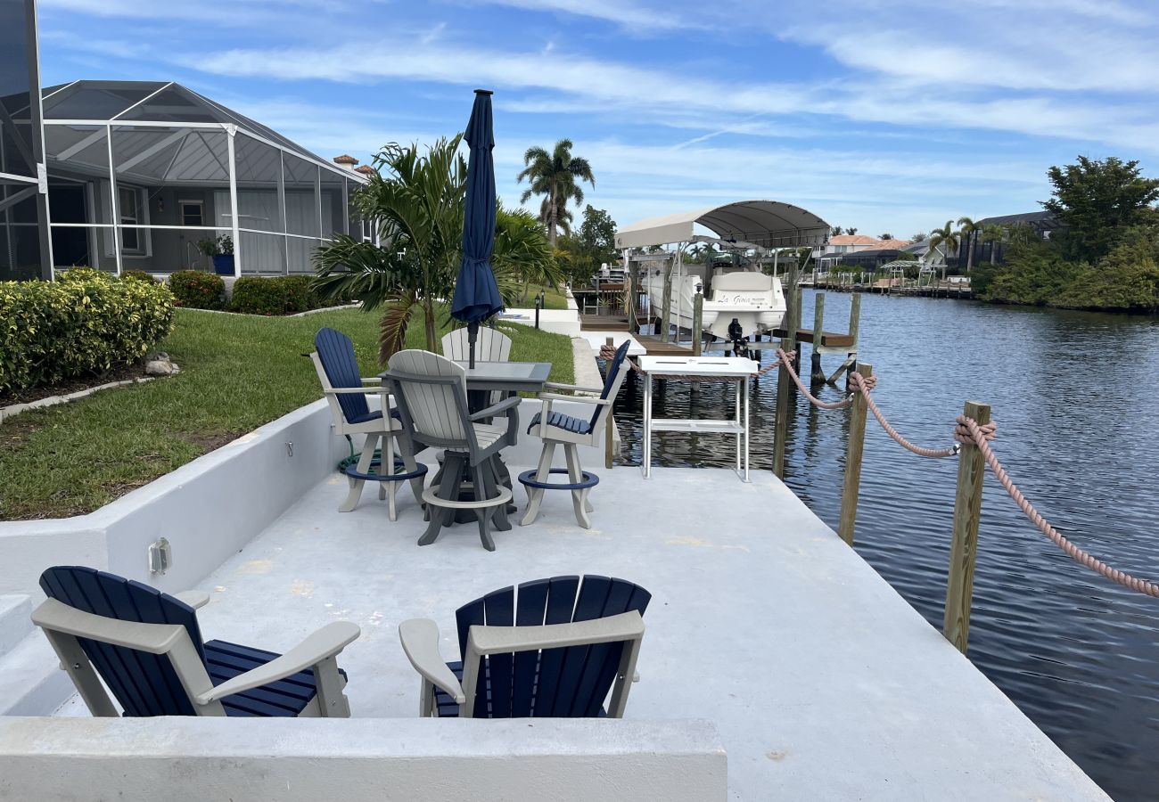 Ferienhaus in Cape Coral - CCVR - Harbour Palms - Zugang zum Gulf of Mexico