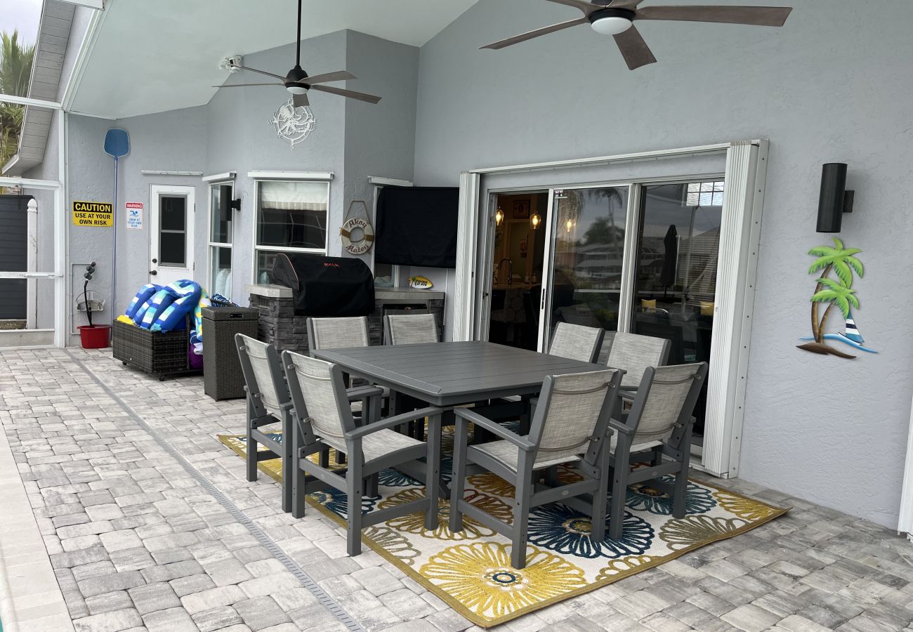 Ferienhaus in Cape Coral - CCVR - Harbour Palms - Zugang zum Gulf of Mexico