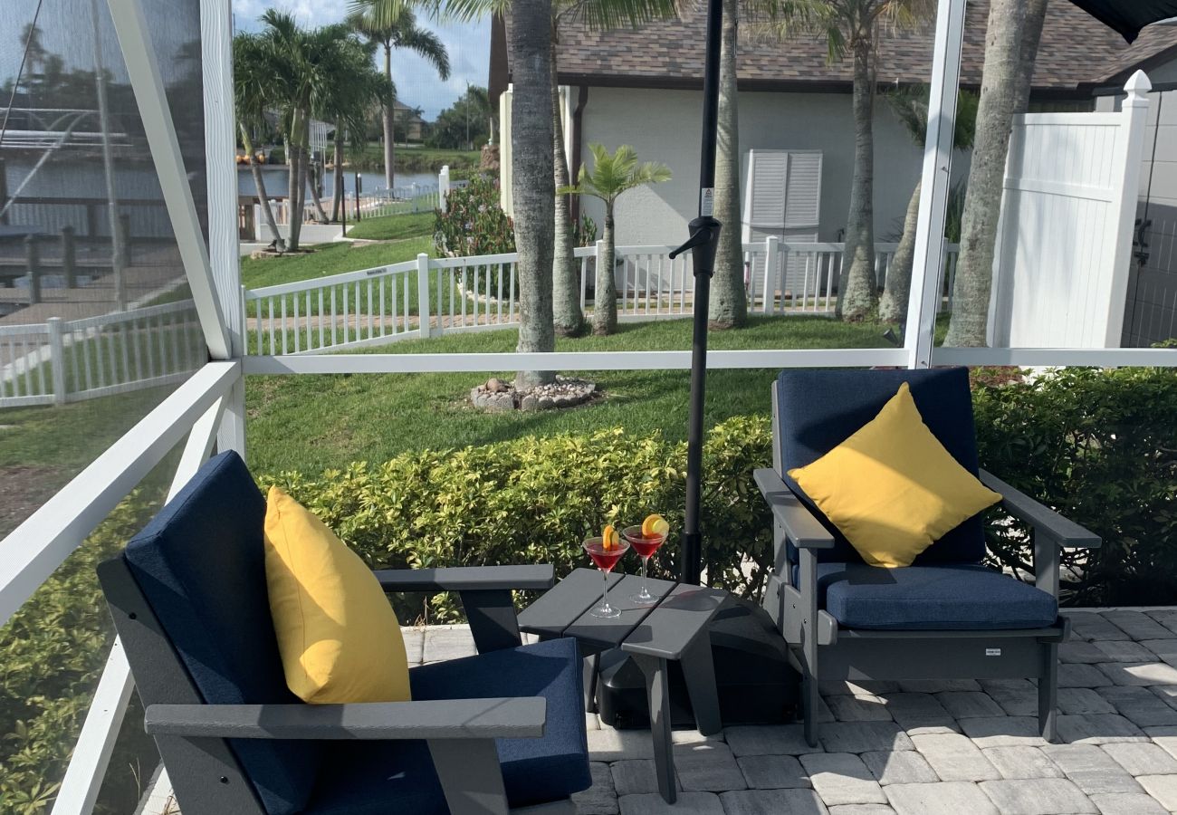 Ferienhaus in Cape Coral - CCVR - Harbour Palms - Zugang zum Gulf of Mexico