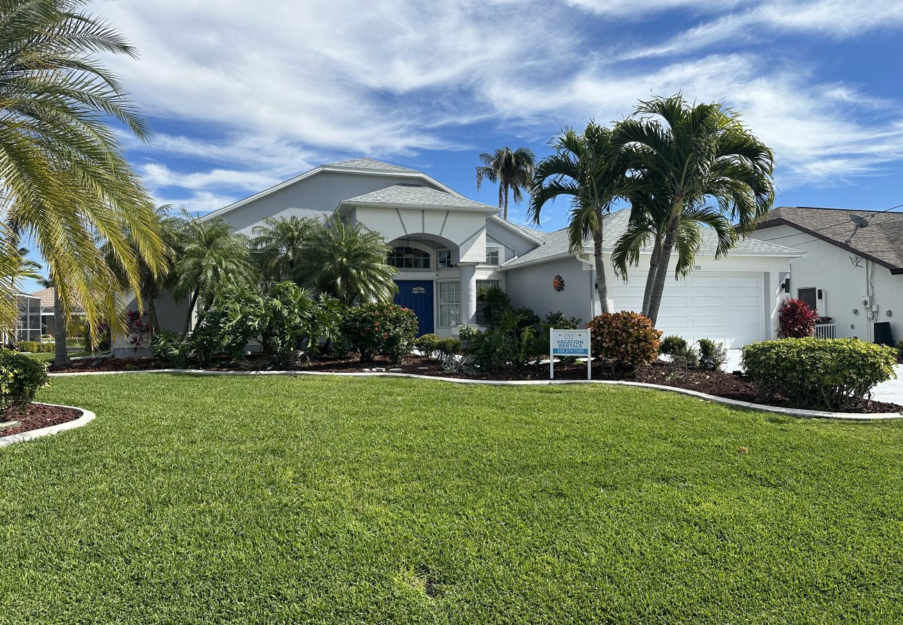 Ferienhaus in Cape Coral - CCVR - Harbour Palms - Zugang zum Gulf of Mexico